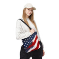 American Flag Tote Bag — Patriotic Stars & Stripes All-Over Print Tote