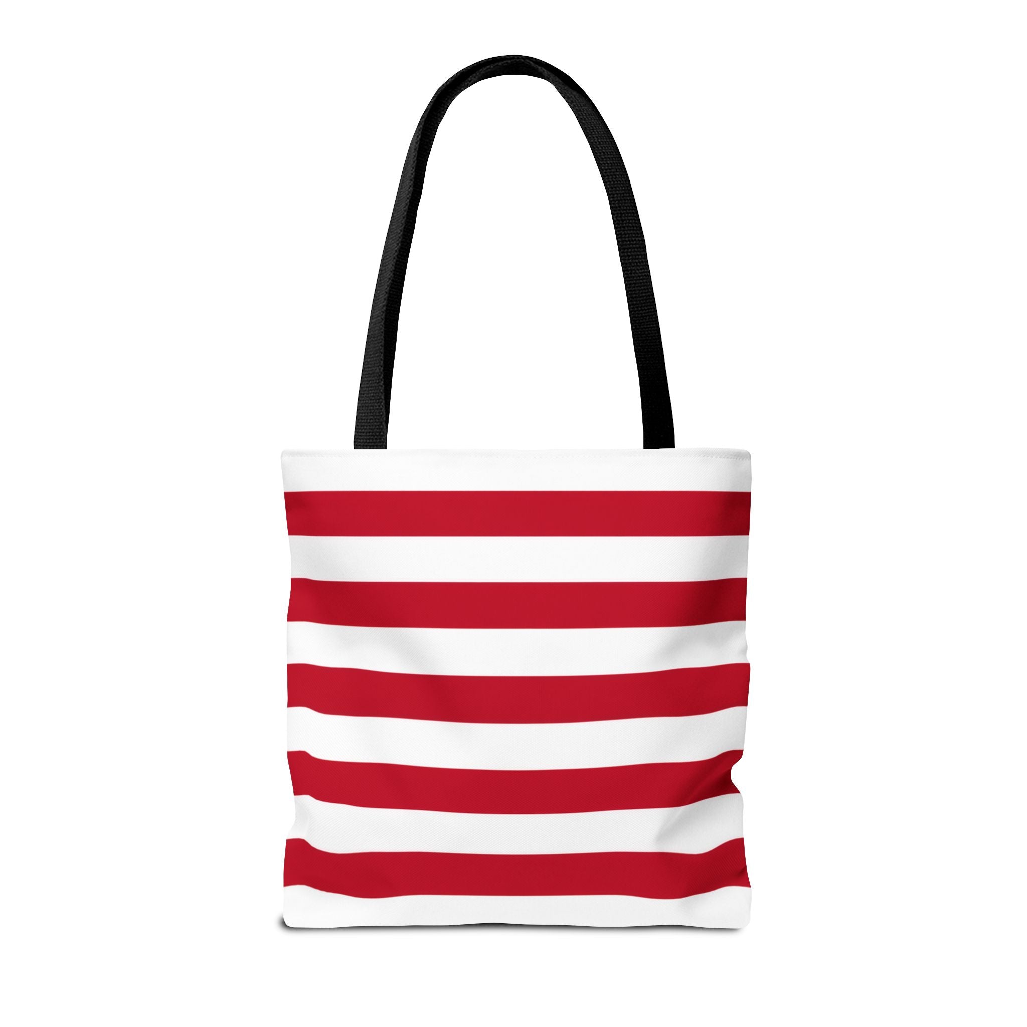 Stars & Stripes Canvas Tote Bag | American Flag Tote | Patriotic Cotton Shopping Bag | Reusable Beach Tote | USA Gift