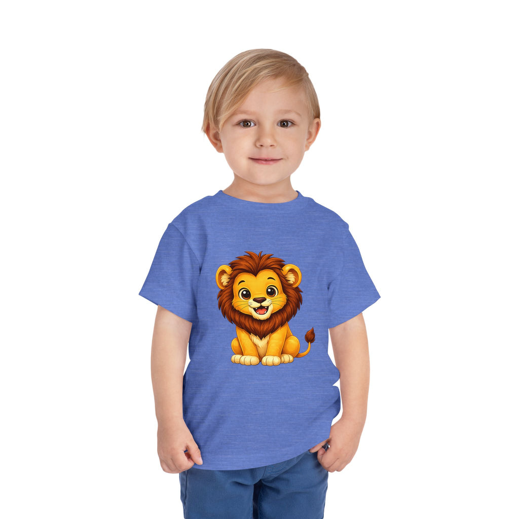 Baby Lion Toddler Tee — Adorable Safari Animal Short Sleeve Shirt