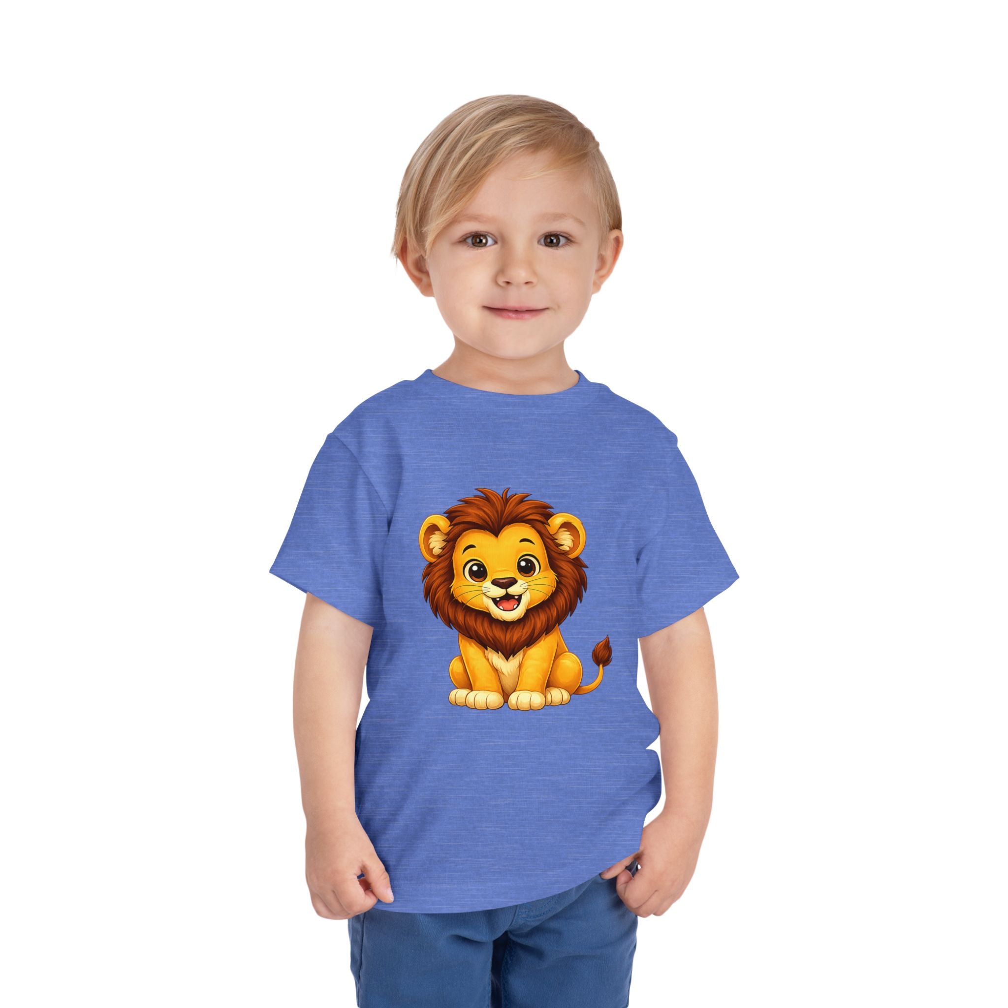 Baby Lion Toddler Tee — Adorable Safari Animal Short Sleeve Shirt