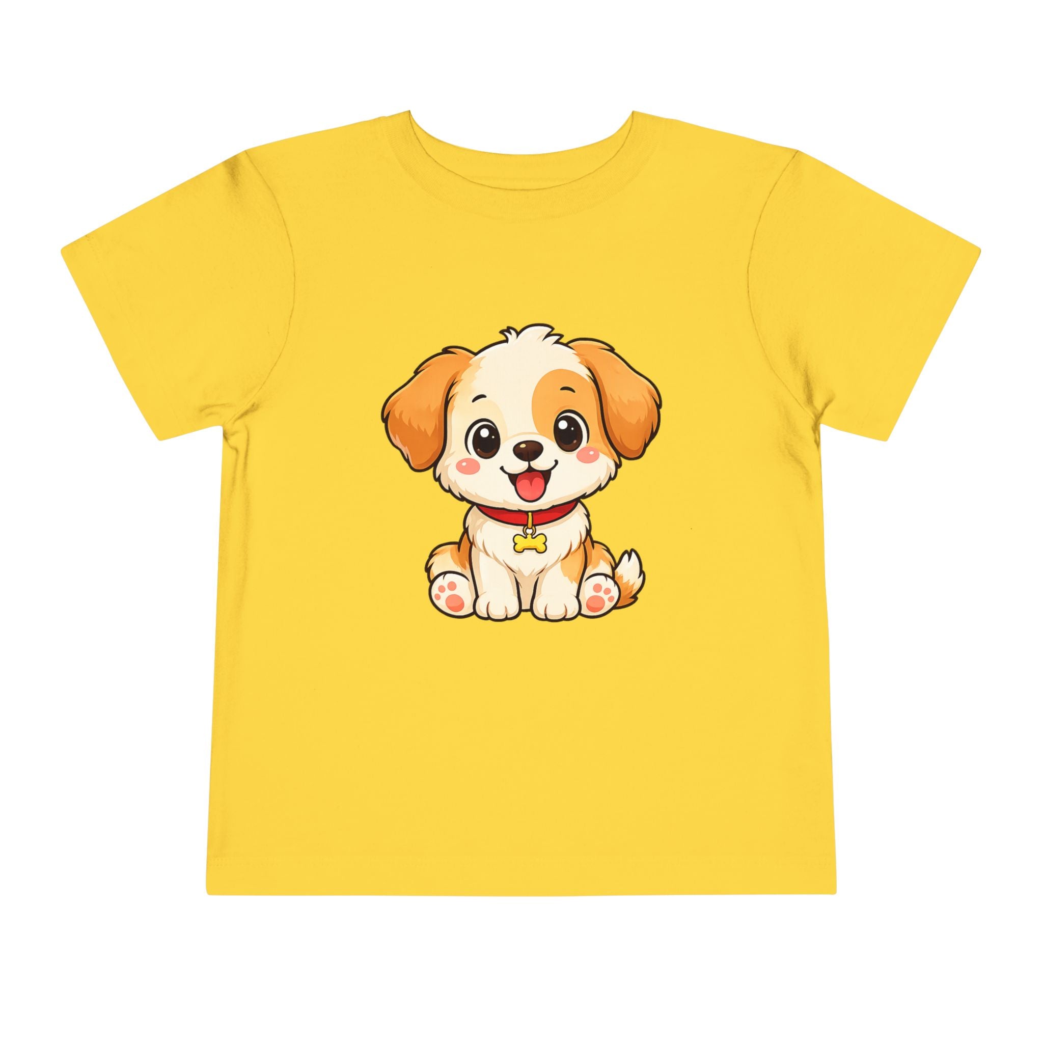 Puppy Toddler Tee – Adorable Cartoon Dog Graphic Shirt for Kids