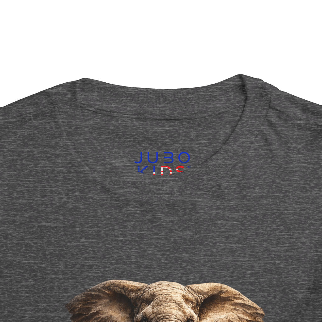 Toddler Elephant Tee - Realistic Baby Elephant Graphic Shirt for Kids