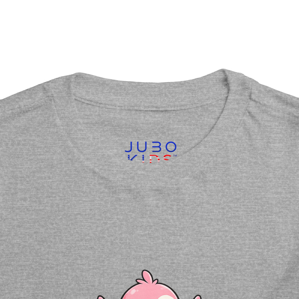 Toddler Tee — Cute Rainbow Baby Birds Graphic Shirt