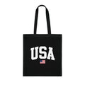 USA Cotton Tote Bag – Patriotic American Flag Grocery & Beach Tote