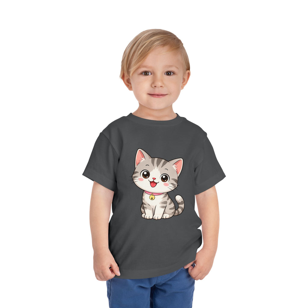 Kitten Toddler Tee — Adorable Cat Graphic Shirt for Kids