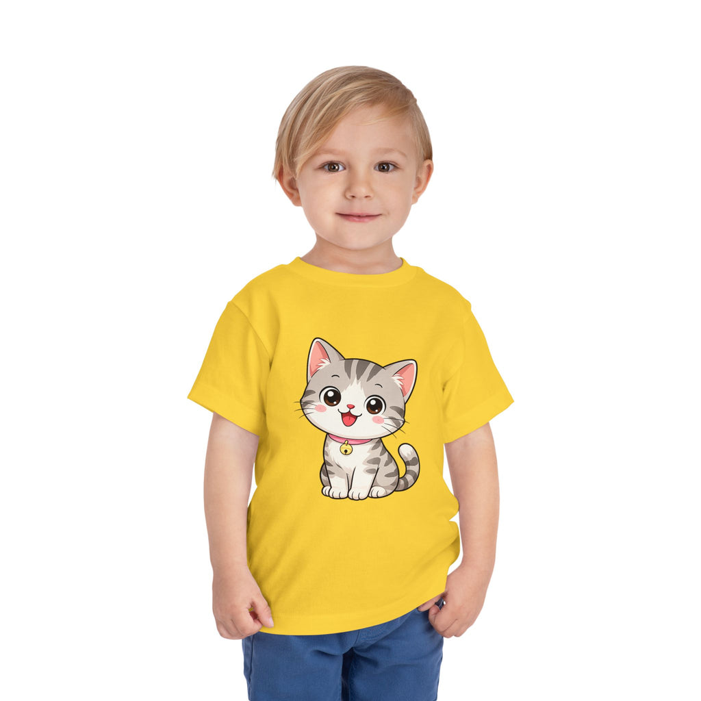 Kitten Toddler Tee — Adorable Cat Graphic Shirt for Kids