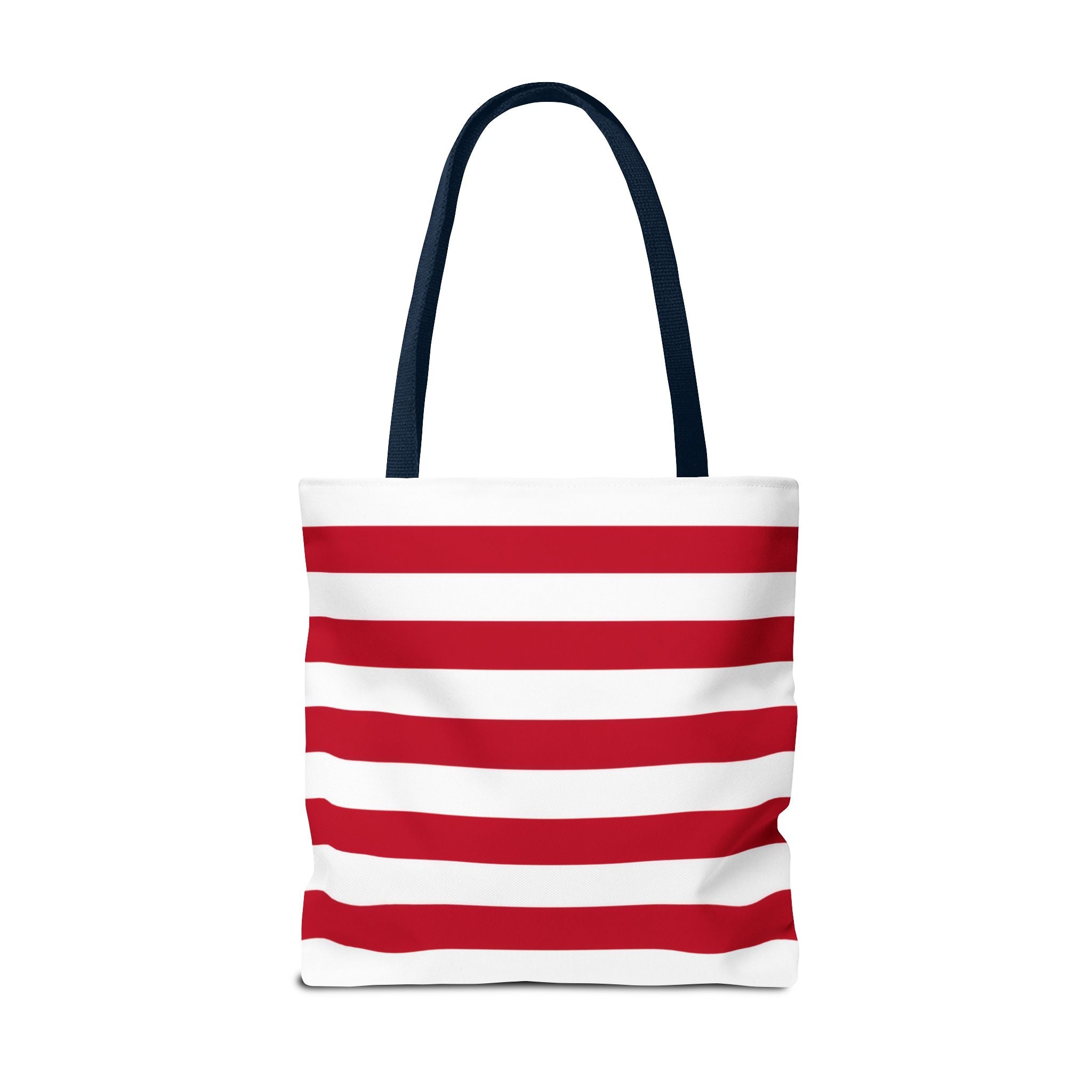 Stars & Stripes Canvas Tote Bag | American Flag Tote | Patriotic Cotton Shopping Bag | Reusable Beach Tote | USA Gift
