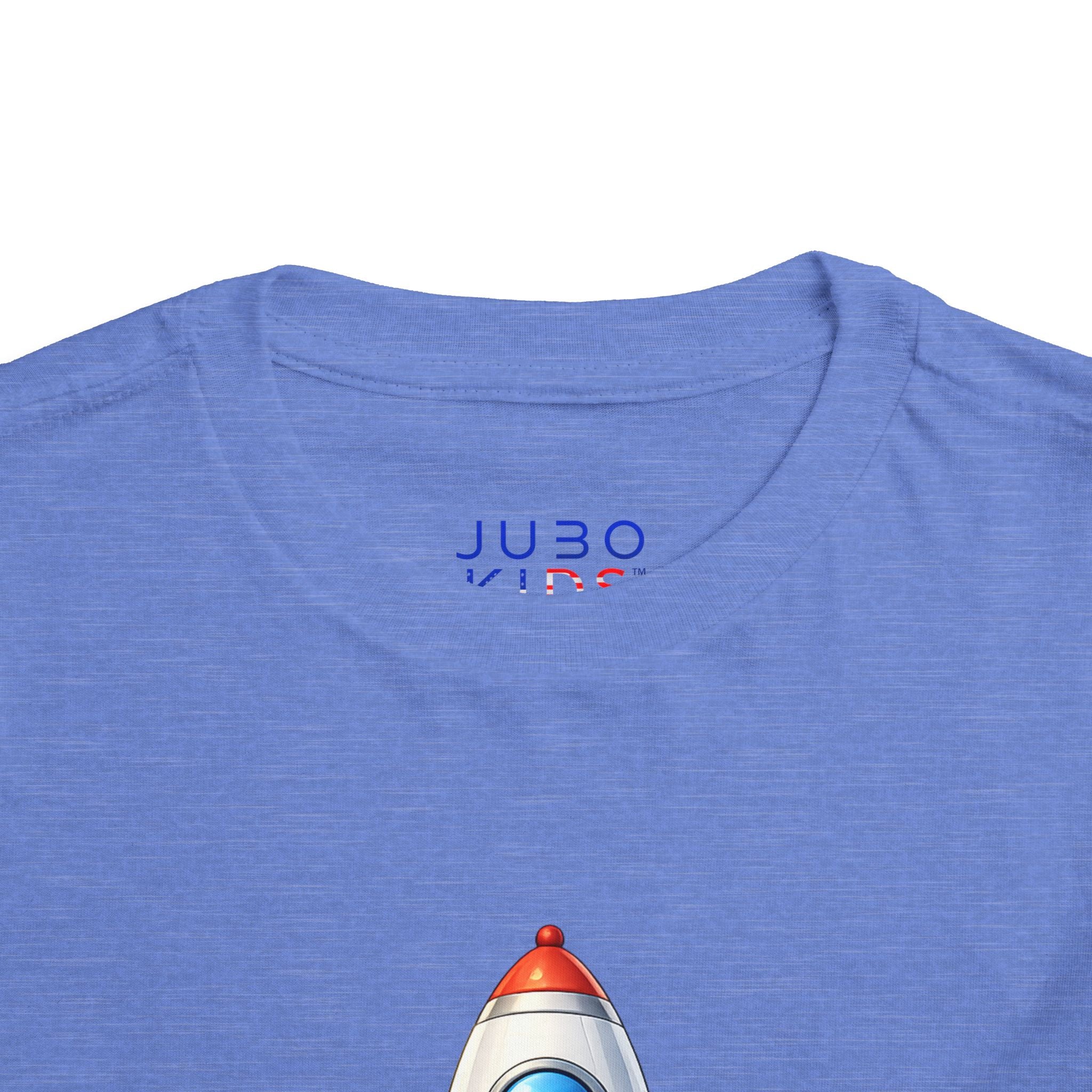 Toddler Rocket Tee — Cute Space Rocket Graphic Short Sleeve Shirt for Kids