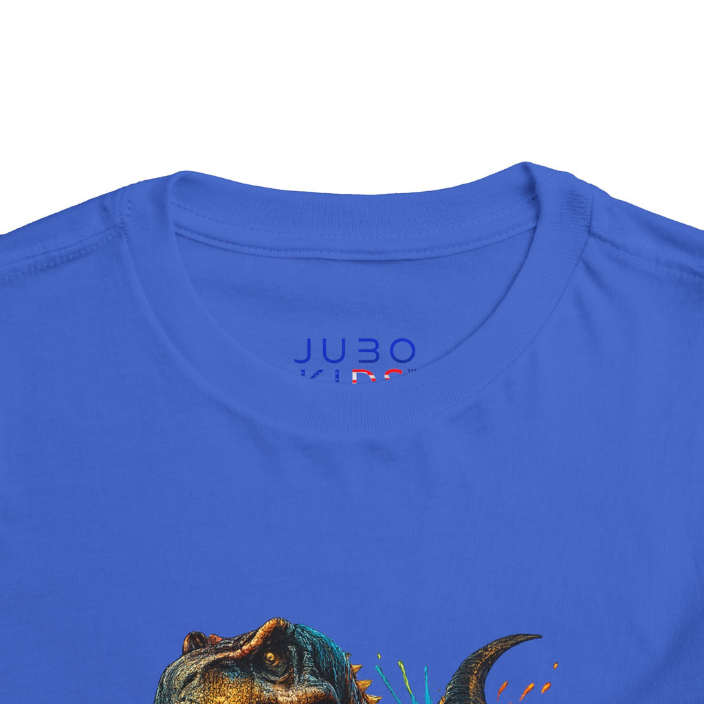 Toddler Tee — Colorful Roaring T-Rex Dino Graphic