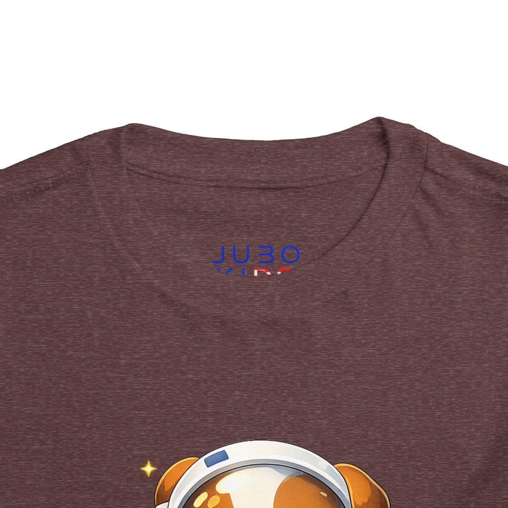 Toddler Astronaut Puppy Tee — Cute Space Dog Short Sleeve Shirt
