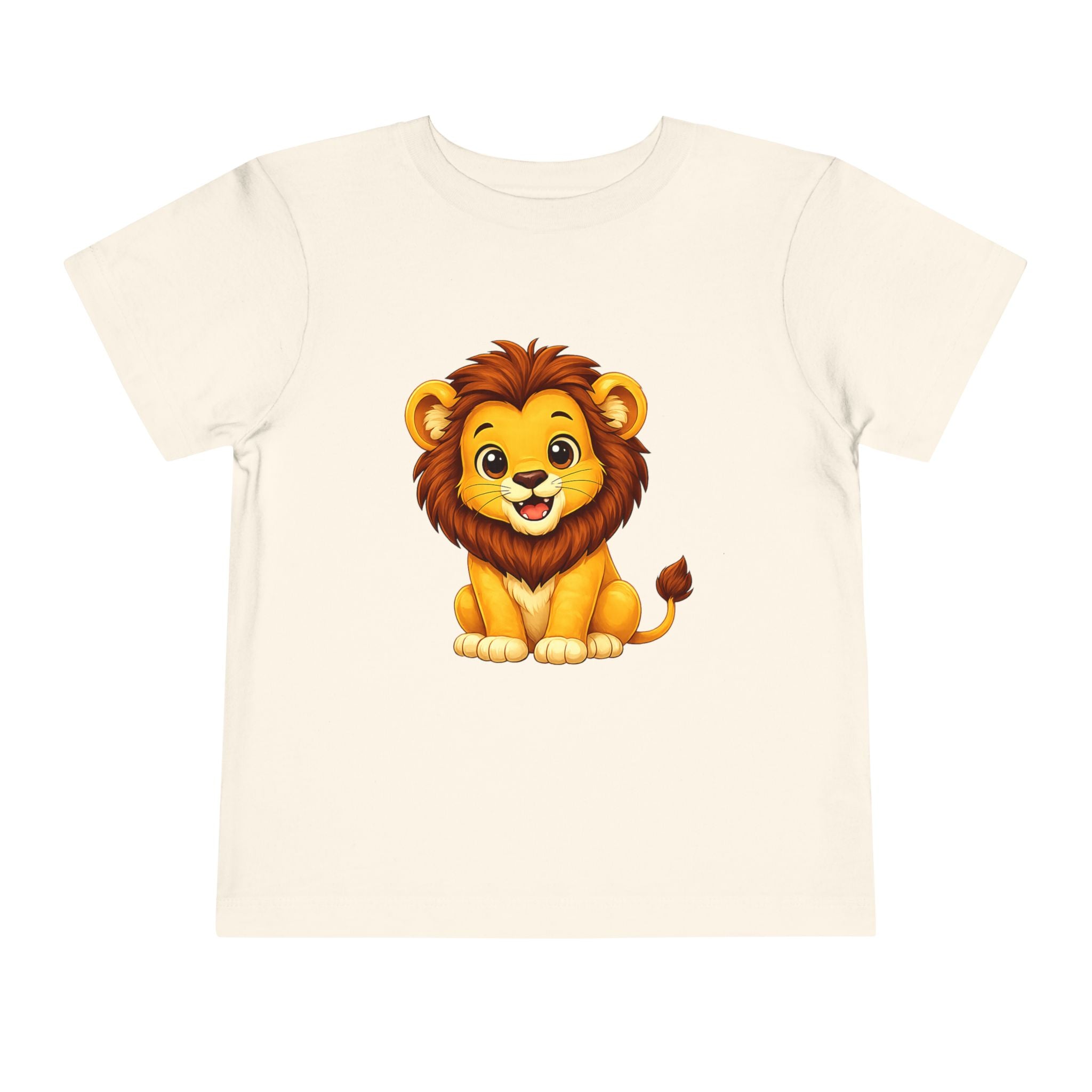 Baby Lion Toddler Tee — Adorable Safari Animal Short Sleeve Shirt