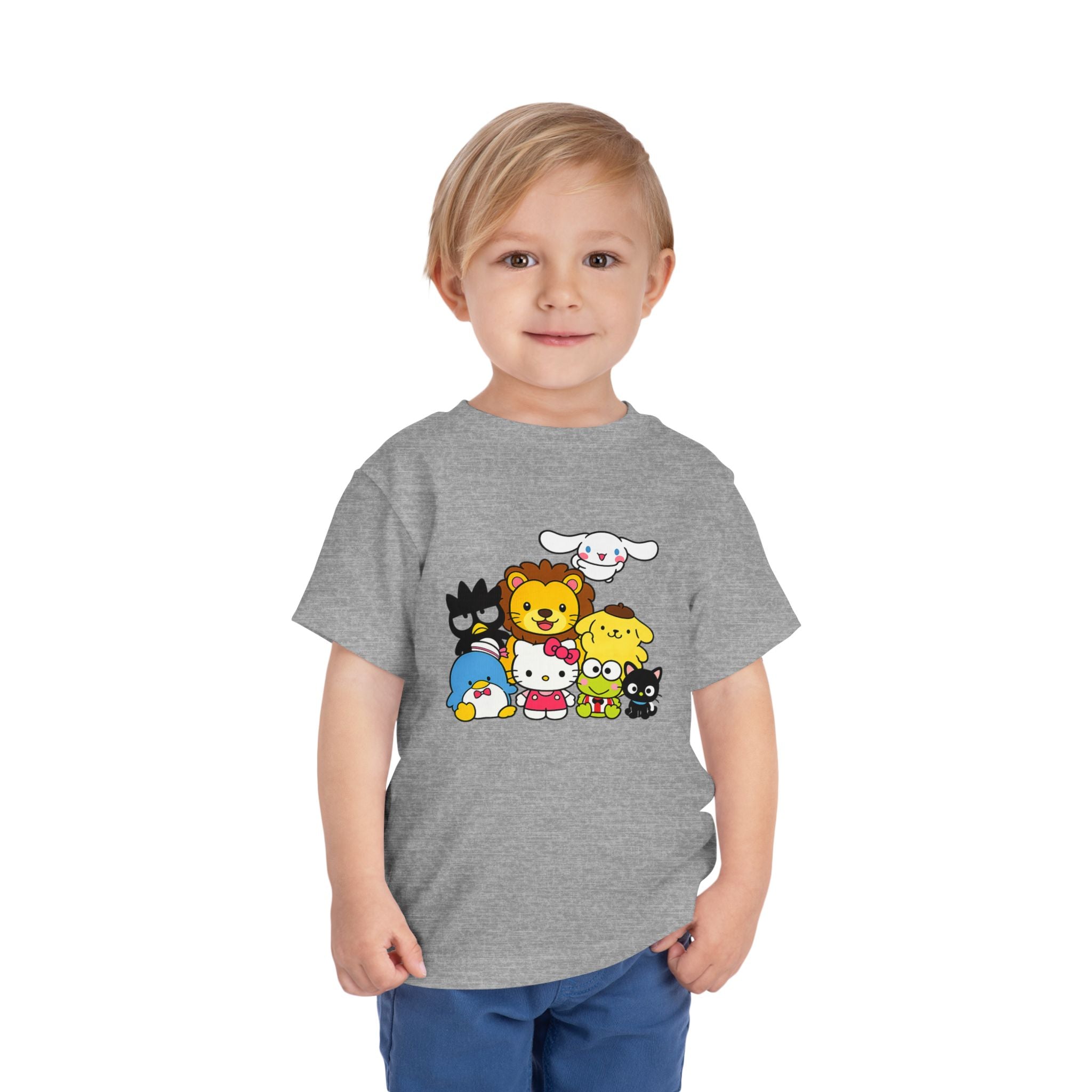 Cartoon Animal Group Toddler Tee
