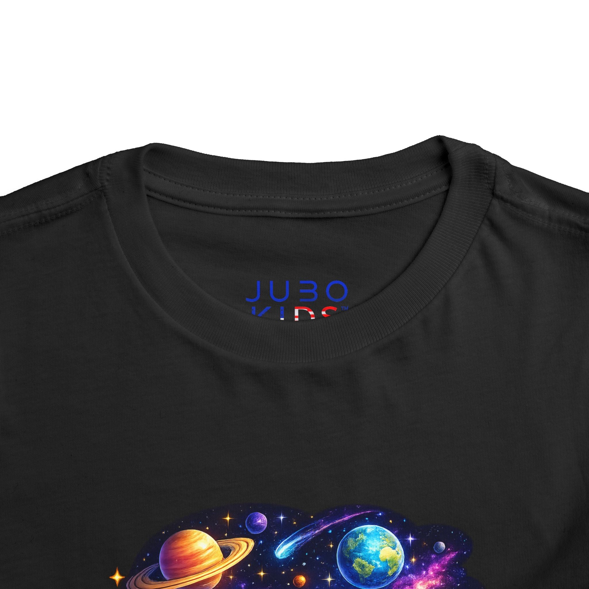 Toddler Tee — Colorful Space Planets Galaxy Graphic