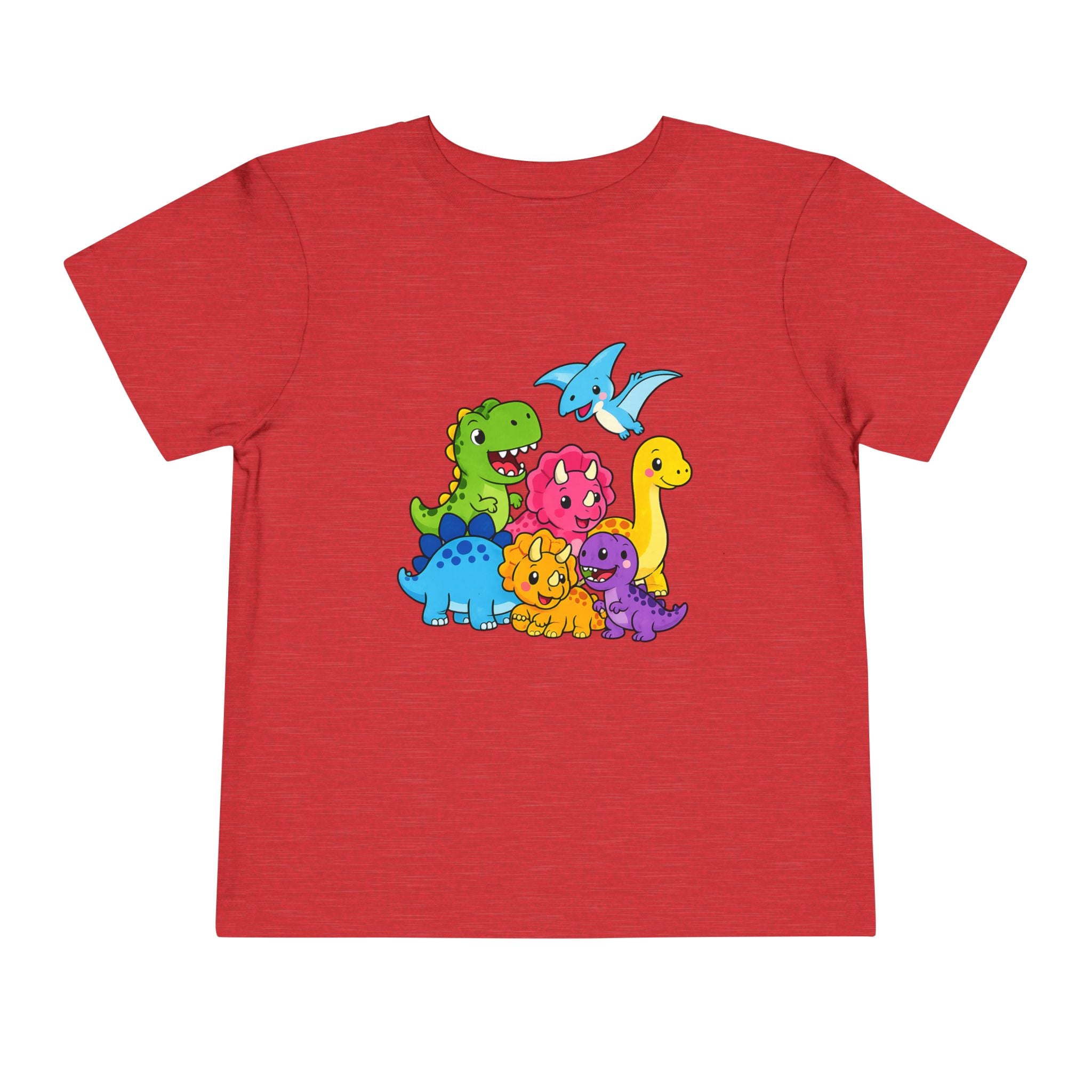 Colorful Dinosaur Toddler Tee — Playful Dino Graphic Shirt for Kids