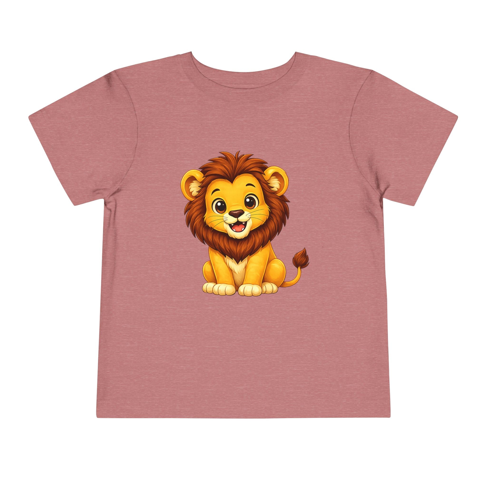 Baby Lion Toddler Tee — Adorable Safari Animal Short Sleeve Shirt