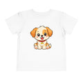 Puppy Toddler Tee – Adorable Cartoon Dog Graphic Shirt for Kids