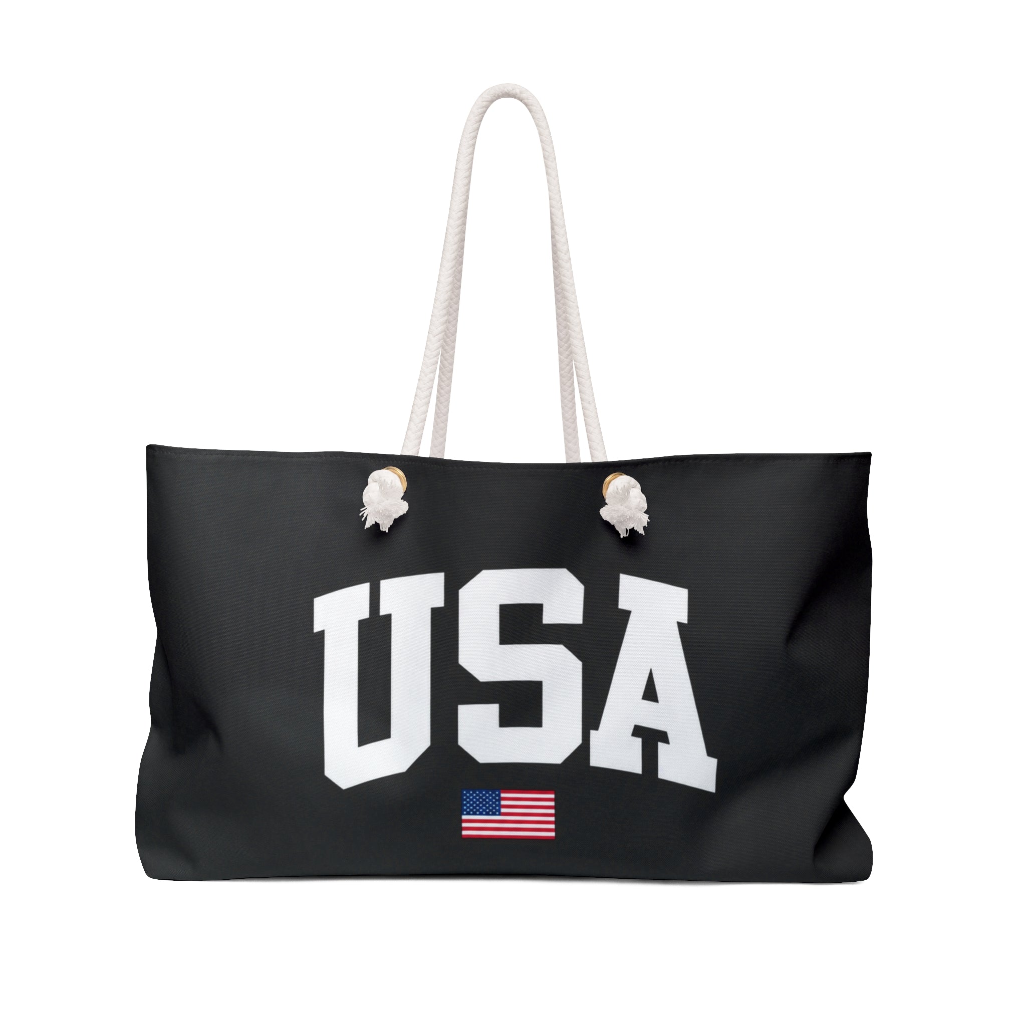 USA Varsity Tote - Black