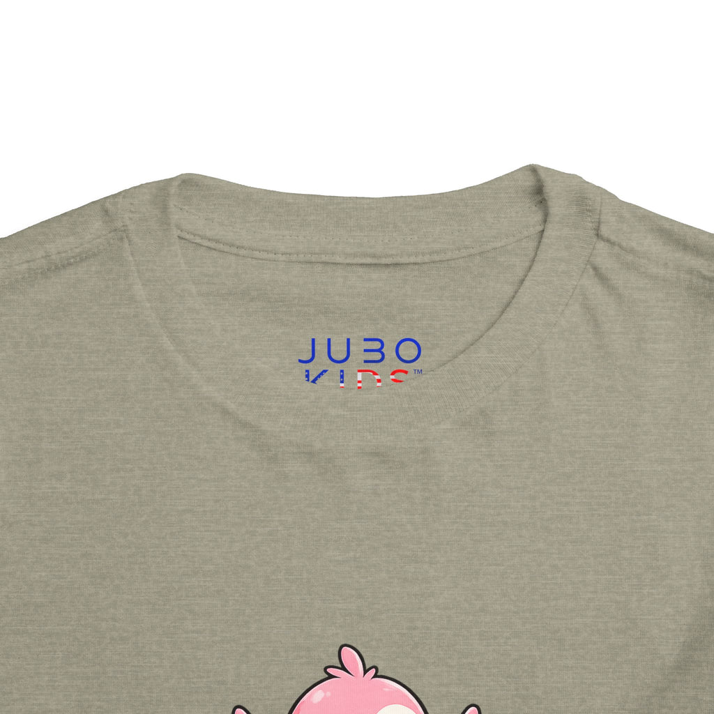 Toddler Tee — Cute Rainbow Baby Birds Graphic Shirt