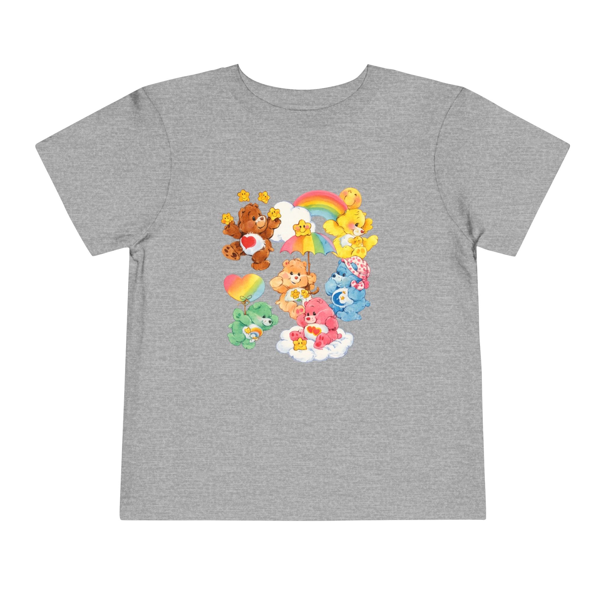 Bears Toddler Tee — Colorful Rainbow Character Graphic Shirt