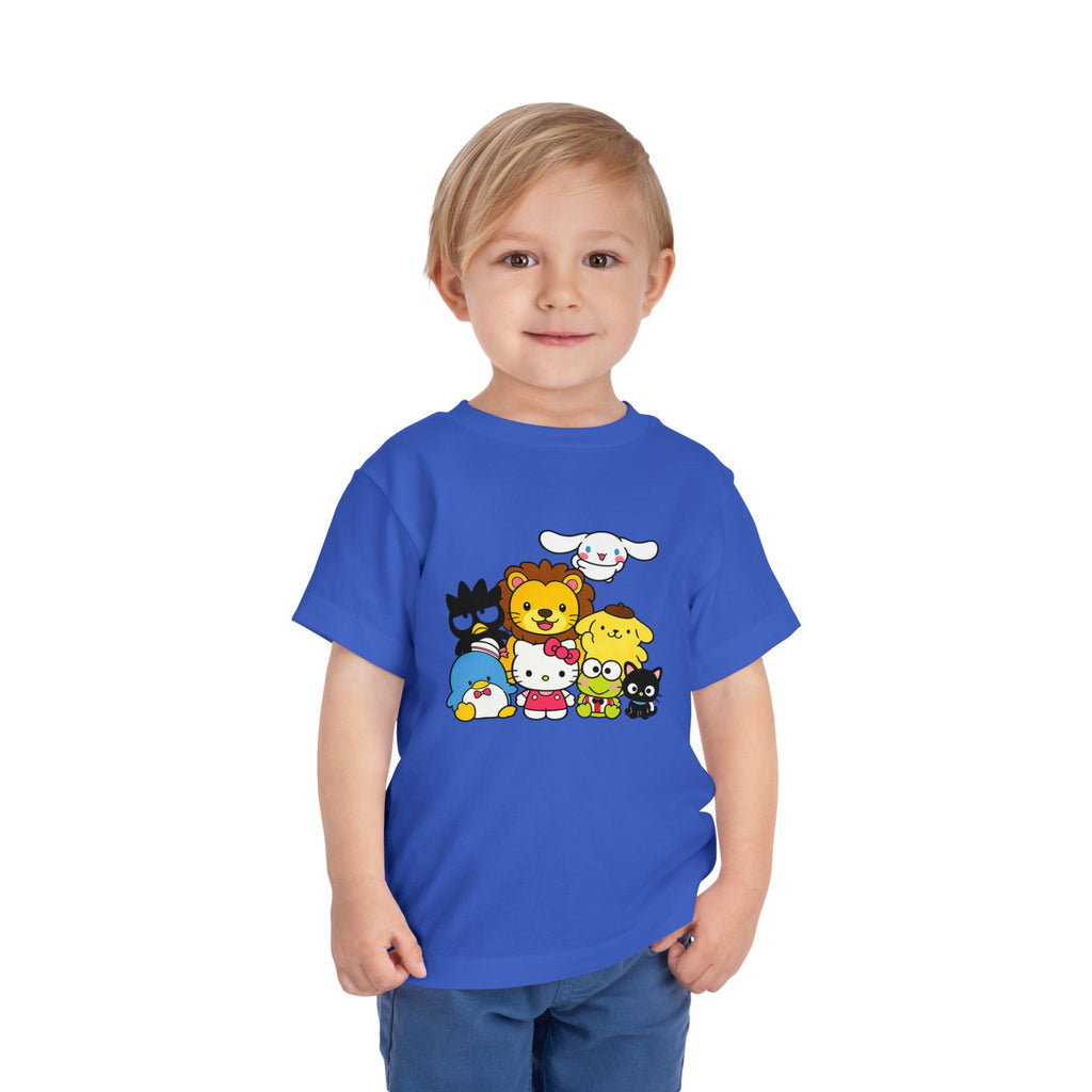 Cartoon Animal Group Toddler Tee