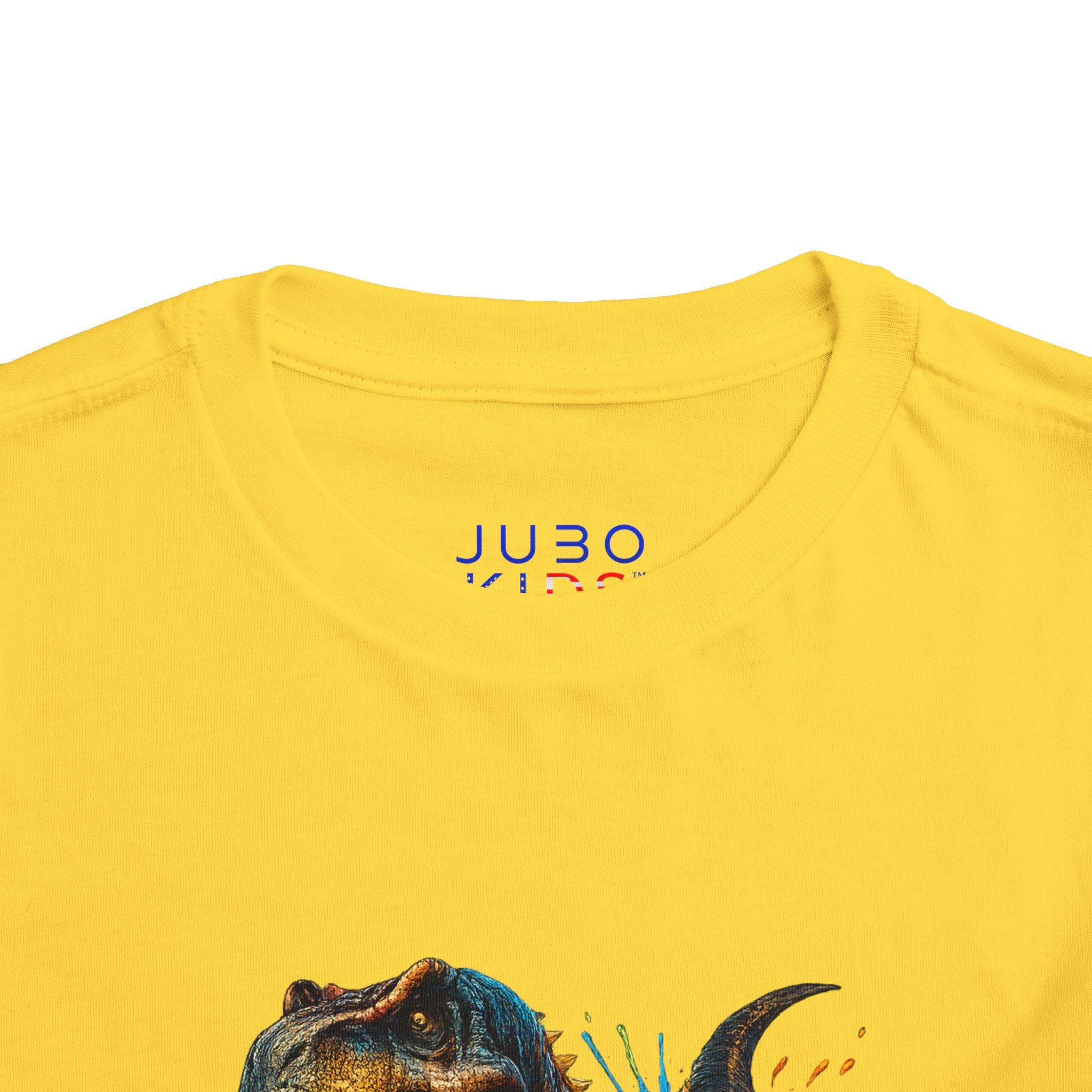 Toddler Tee — Colorful Roaring T-Rex Dino Graphic