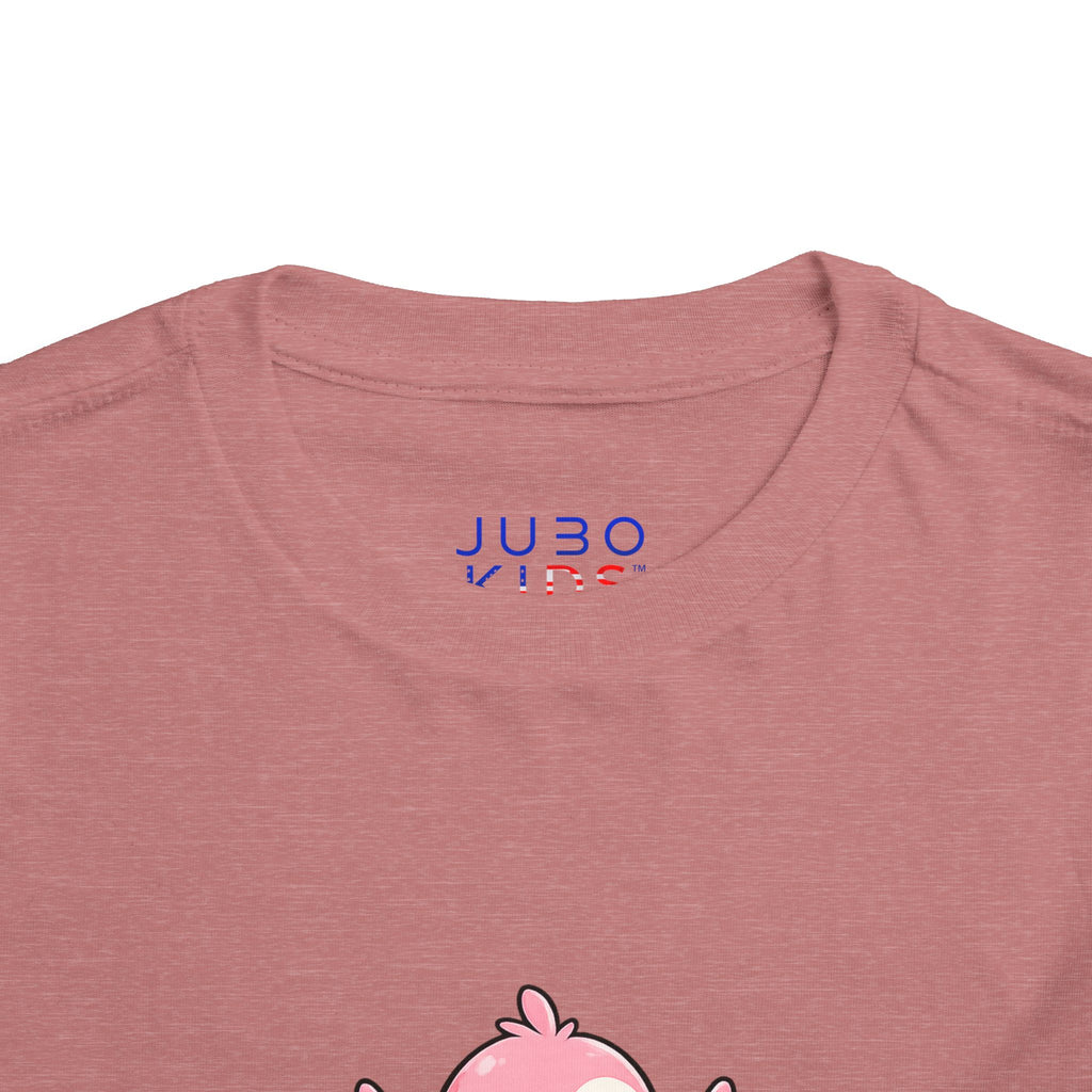 Toddler Tee — Cute Rainbow Baby Birds Graphic Shirt