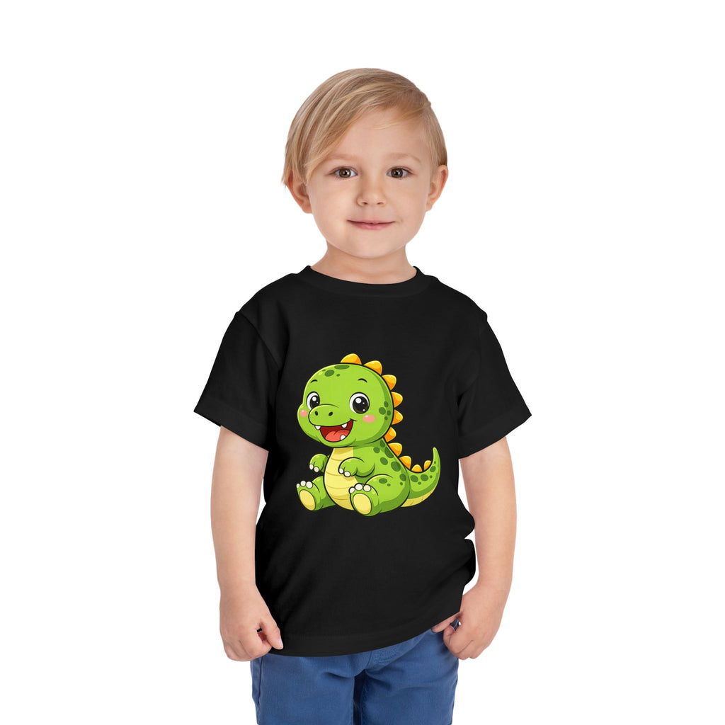 Baby Dinosaur Toddler Tee — Adorable Green Dino Graphic Shirt for Kids
