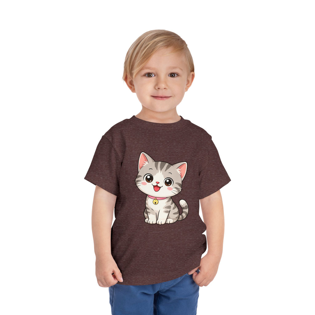Kitten Toddler Tee — Adorable Cat Graphic Shirt for Kids