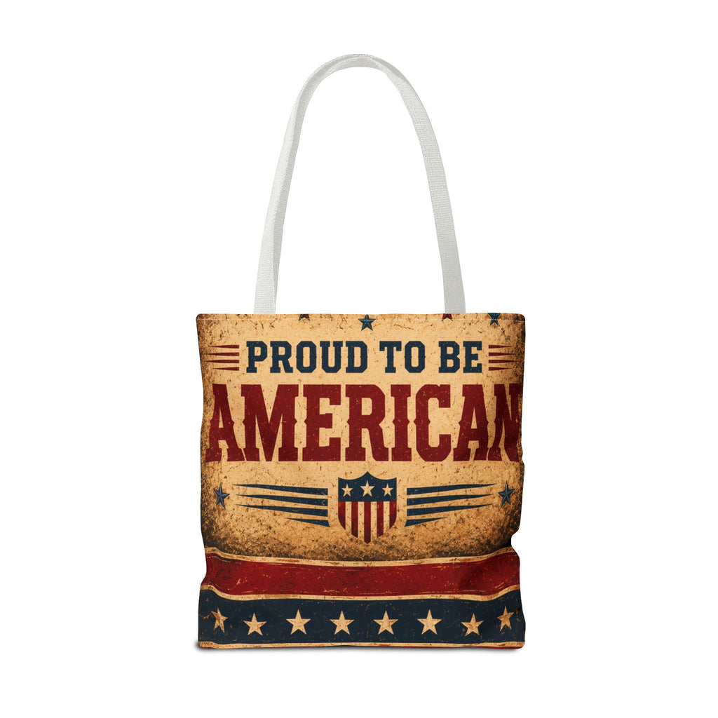 USA Flag Red Tote Bag — Vintage America Tote