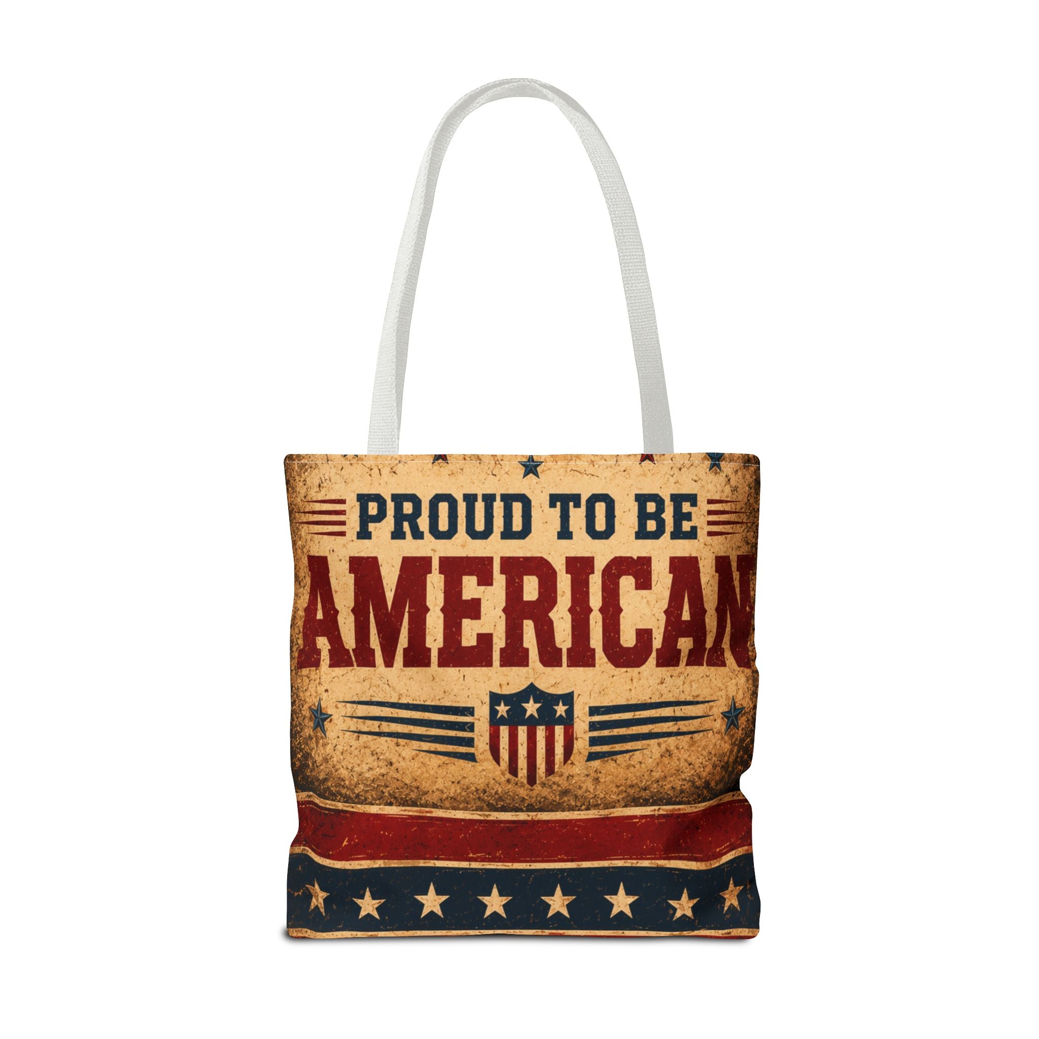 USA Flag Red Tote Bag — Vintage America Tote