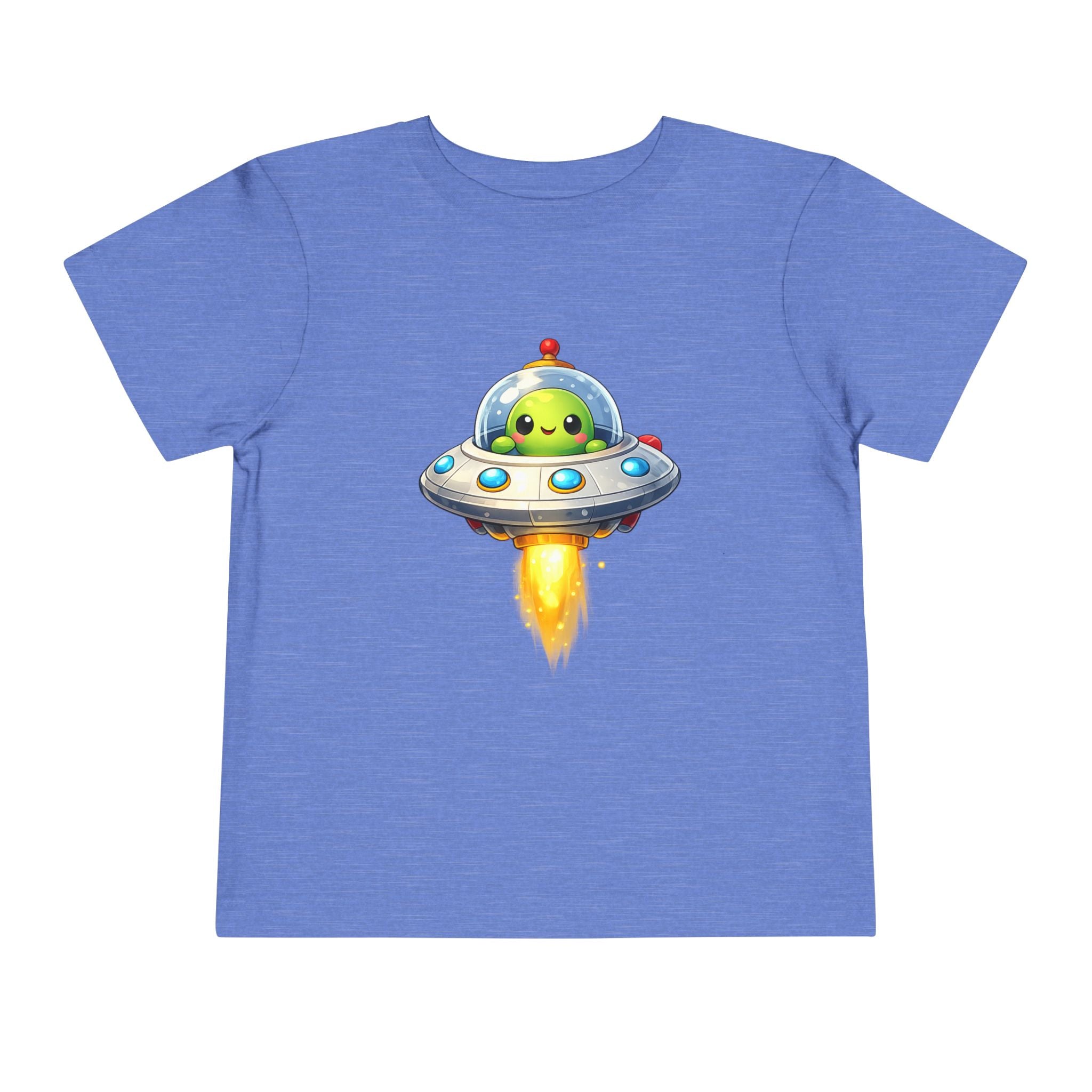 Toddler Tee — Cute Alien UFO Rocket Ship Shirt for Kids