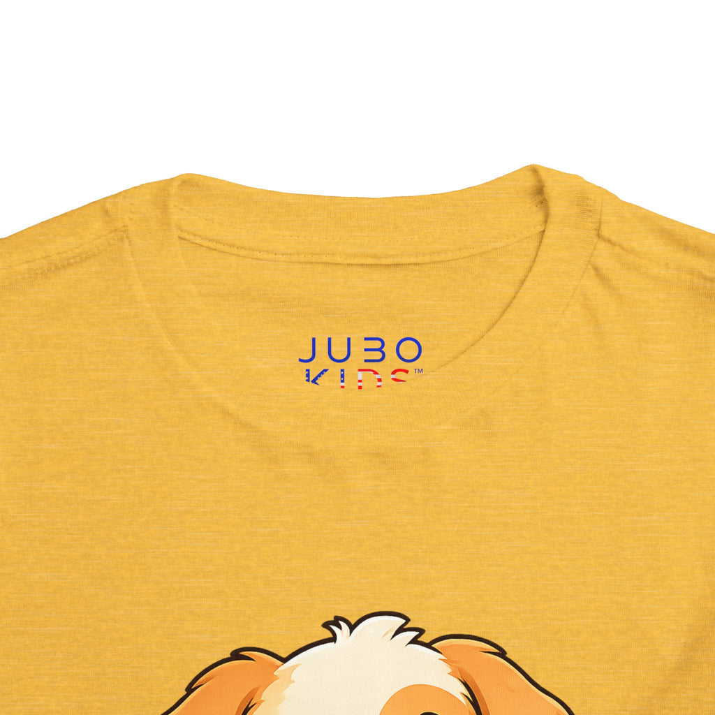 Puppy Toddler Tee – Adorable Cartoon Dog Graphic Shirt for Kids