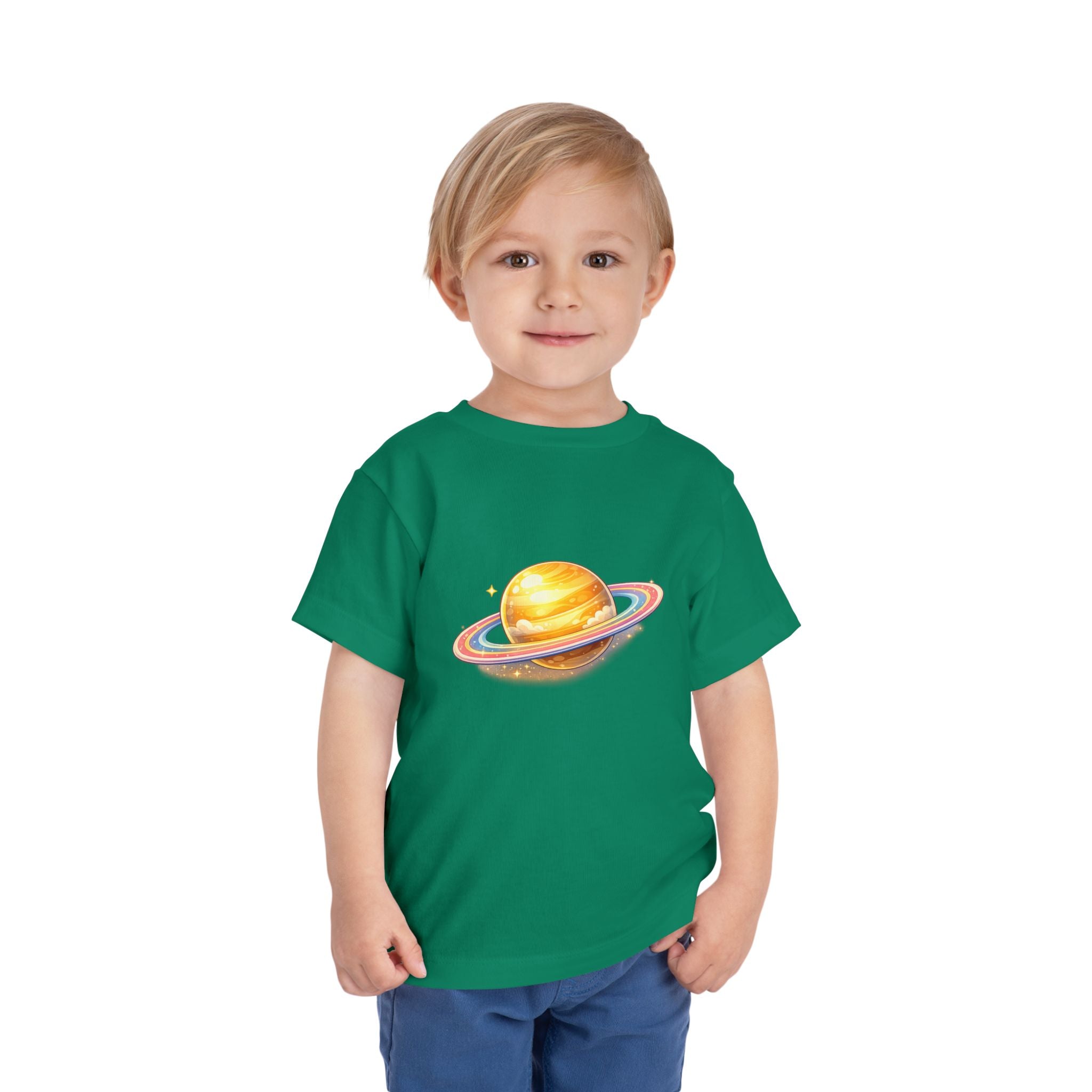 Toddler Tee - Cute Saturn Planet Graphic
