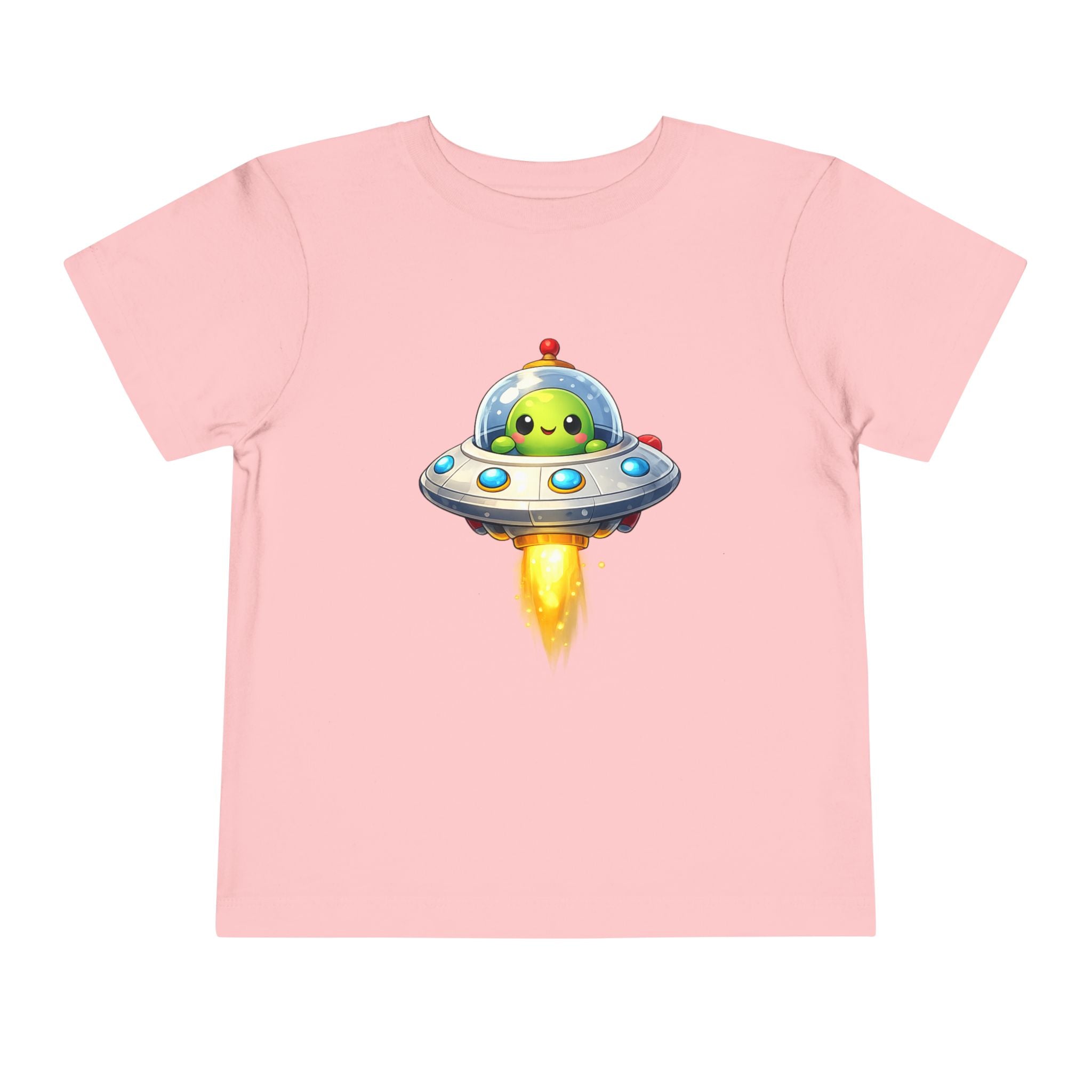 Toddler Tee — Cute Alien UFO Rocket Ship Shirt for Kids