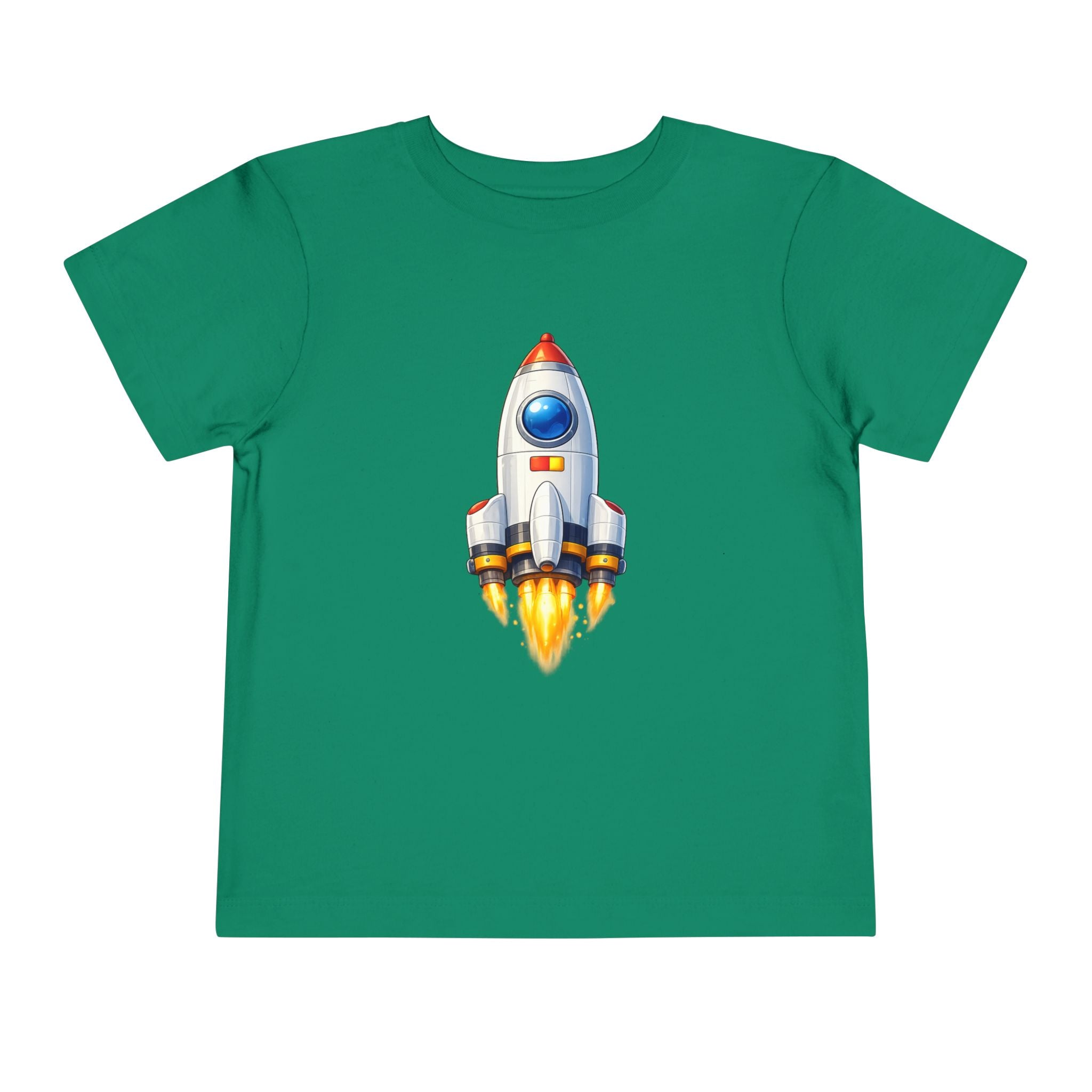 Toddler Rocket Tee - Cute Space Rocket Graphic Shirt for Kids