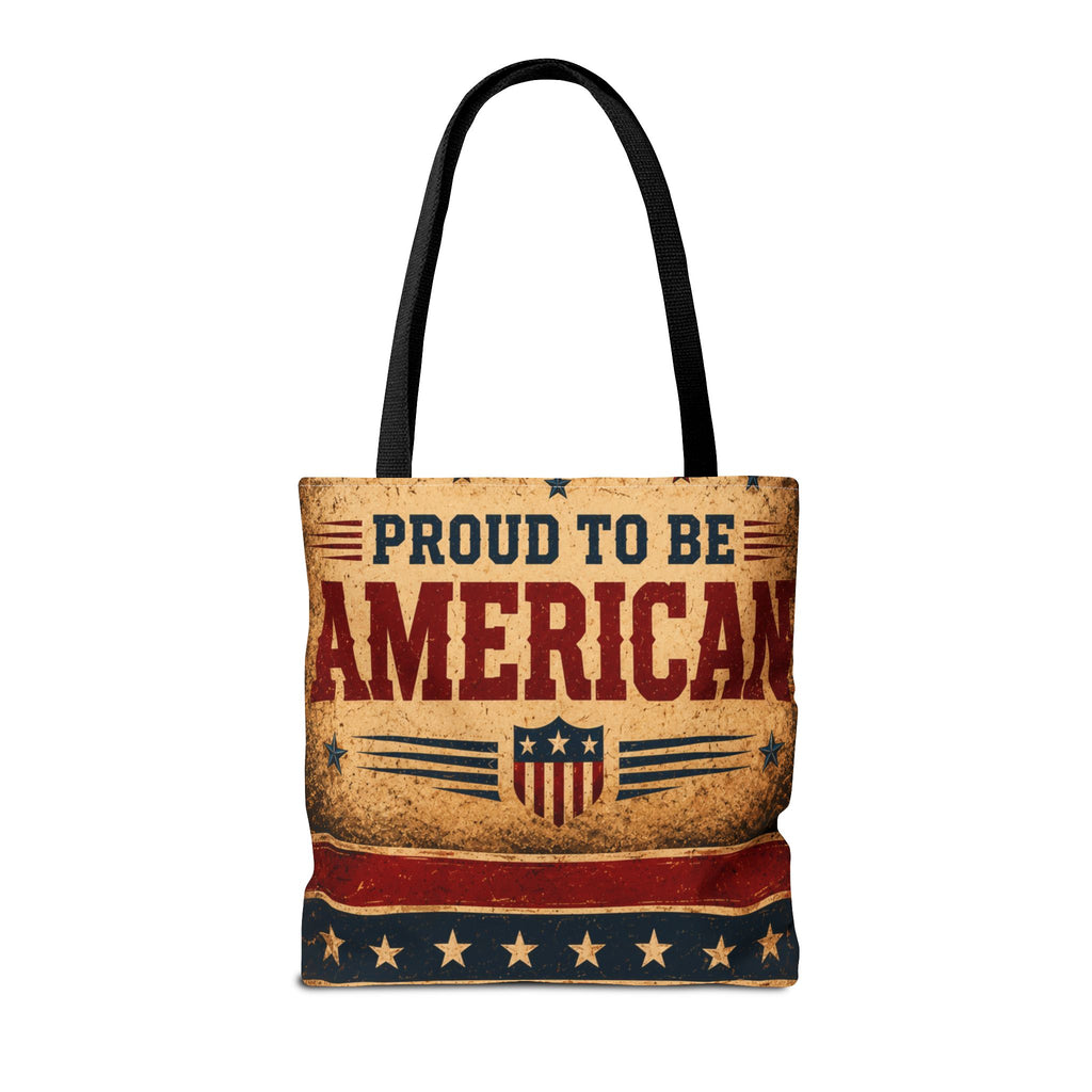 USA Flag Red Tote Bag — Vintage America Tote