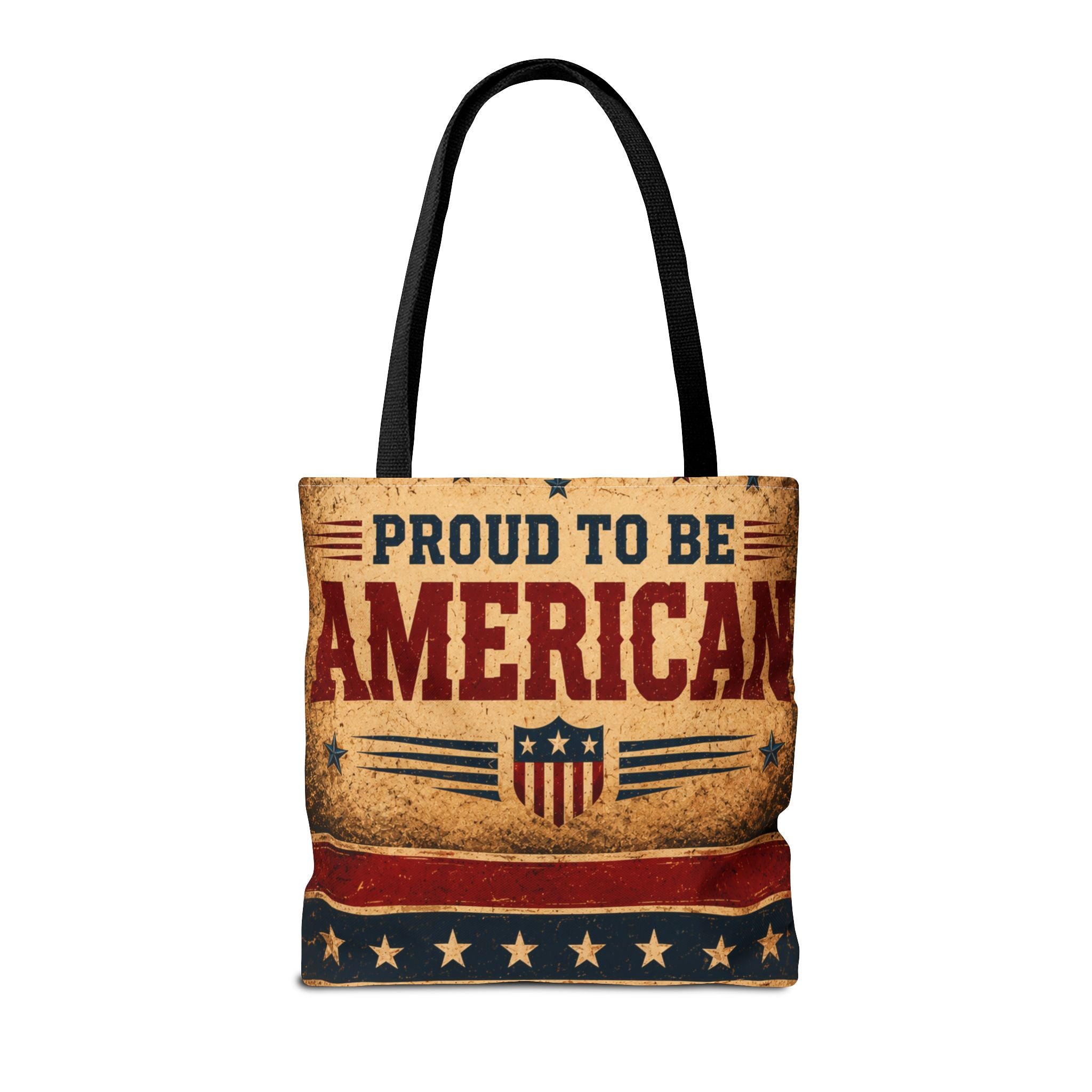 USA Flag Red Tote Bag — Vintage America Tote