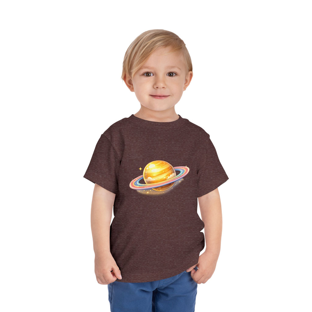 Toddler Tee - Cute Saturn Planet Graphic