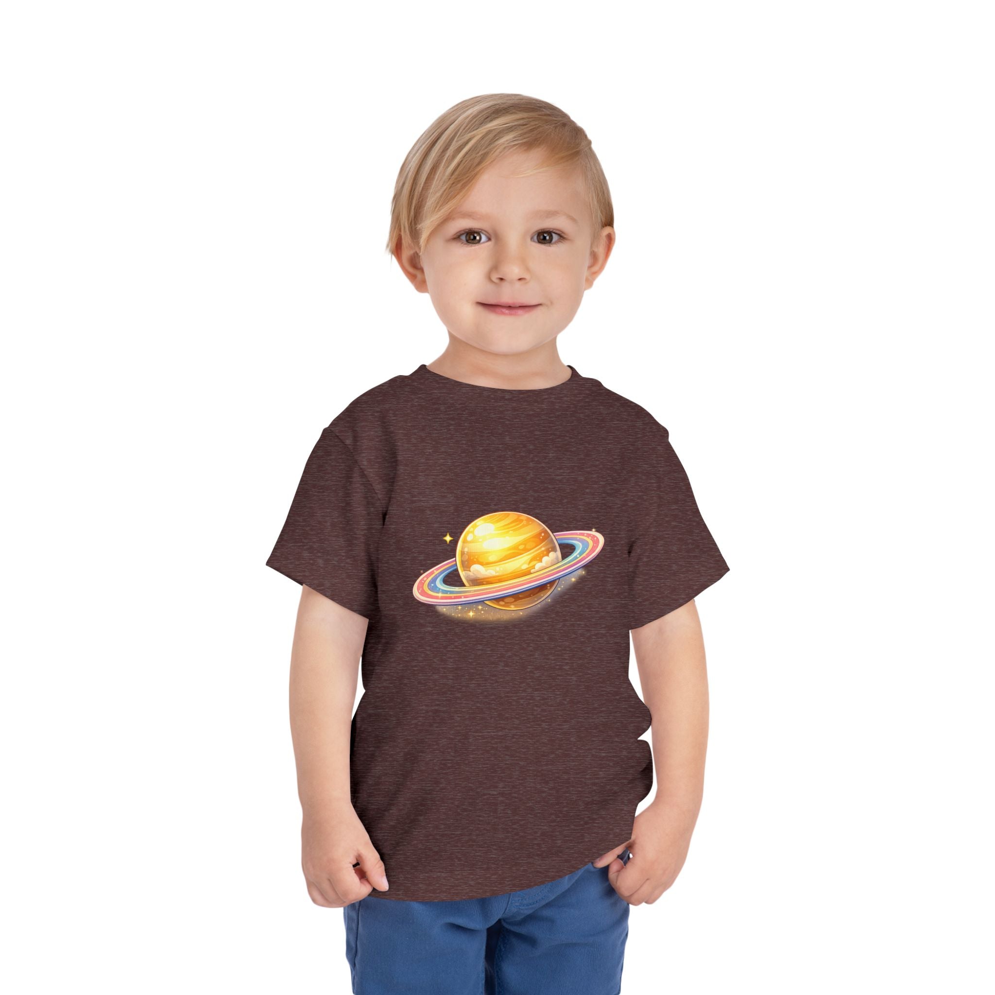 Toddler Tee - Cute Saturn Planet Graphic