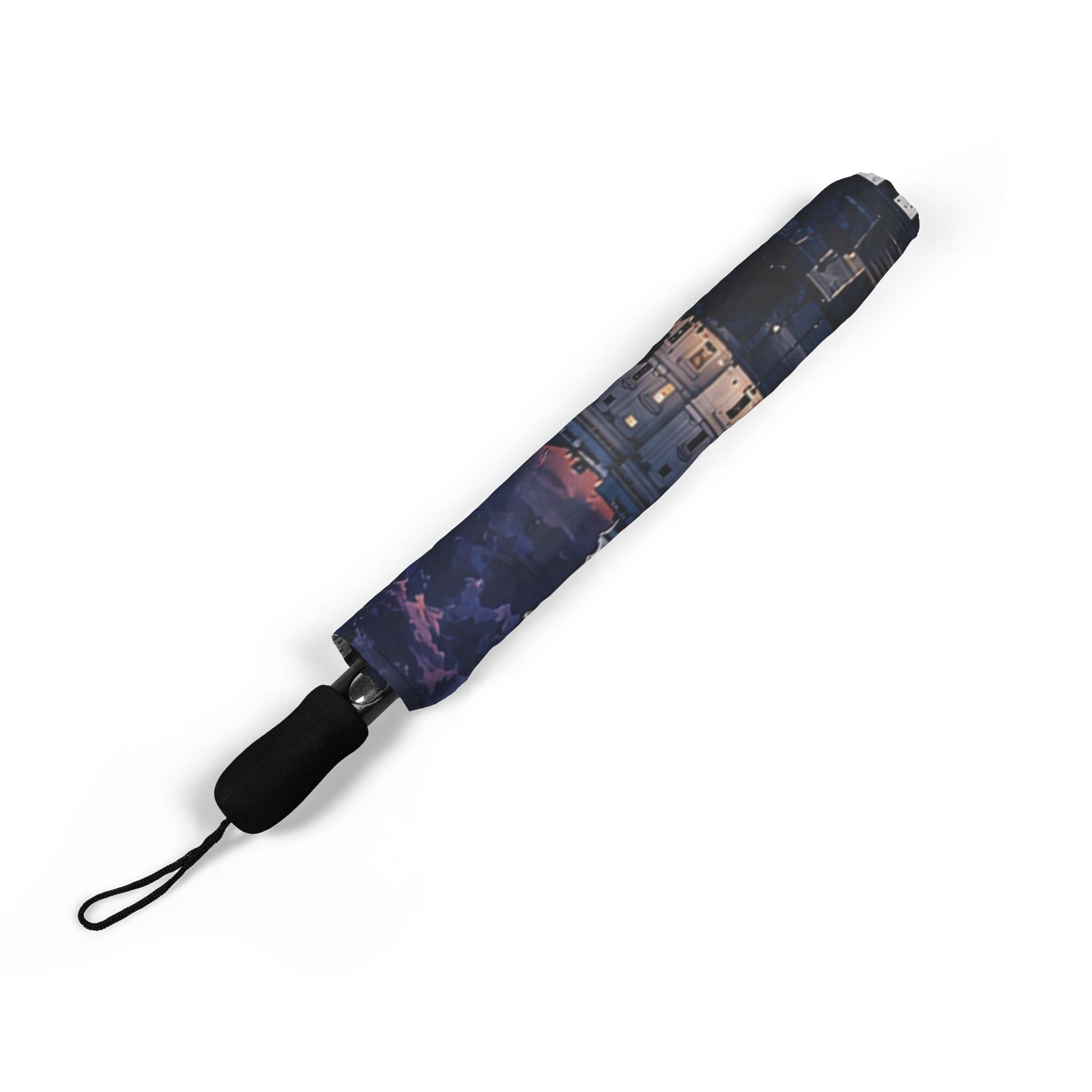 Washington DC Foldable Umbrella – Capitol & Stars Compact Travel Umbrella