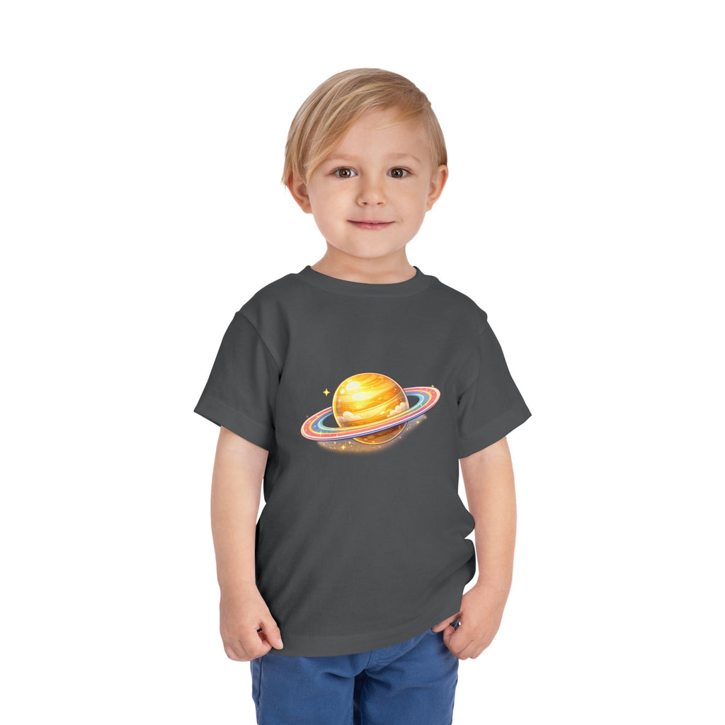 Toddler Tee - Cute Saturn Planet Graphic