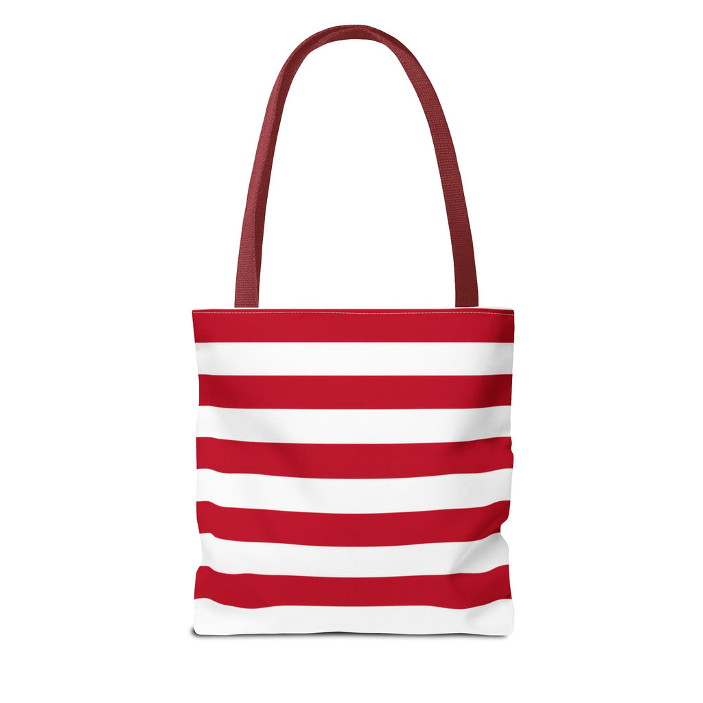 American Flag Tote Bag — Patriotic Stars & Stripes All-Over Print