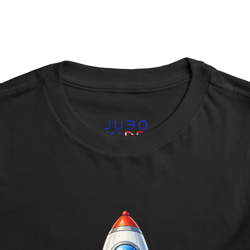 Toddler Rocket Tee - Cute Space Rocket Graphic Shirt for Kids