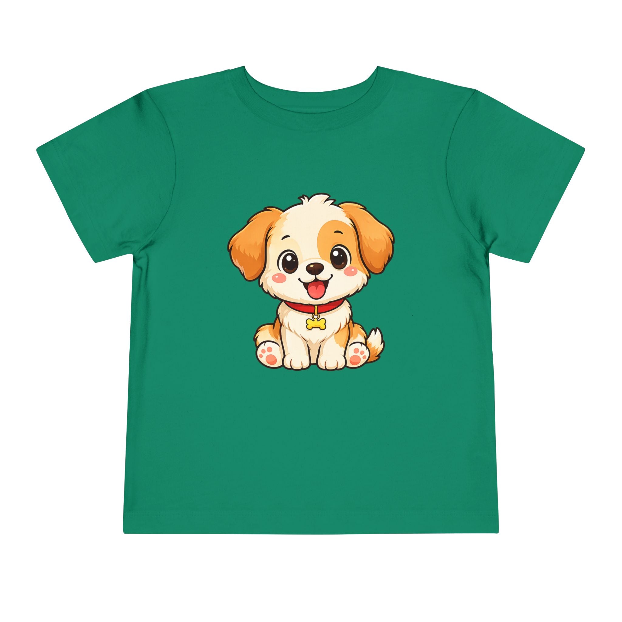 Puppy Toddler Tee – Adorable Cartoon Dog Graphic Shirt for Kids