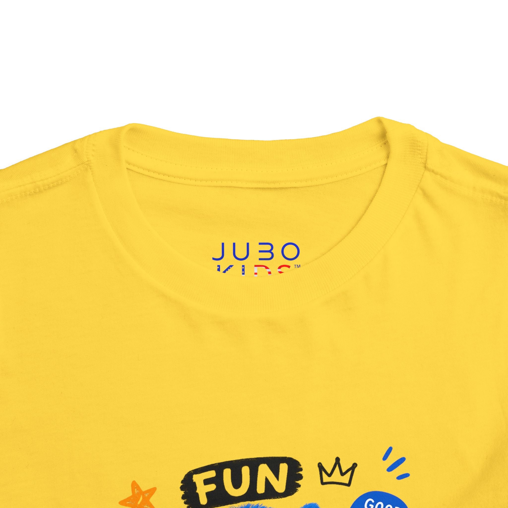 Fun Blue Monster Toddler Tee — "Be You Be Jobo" Graphic Shirt