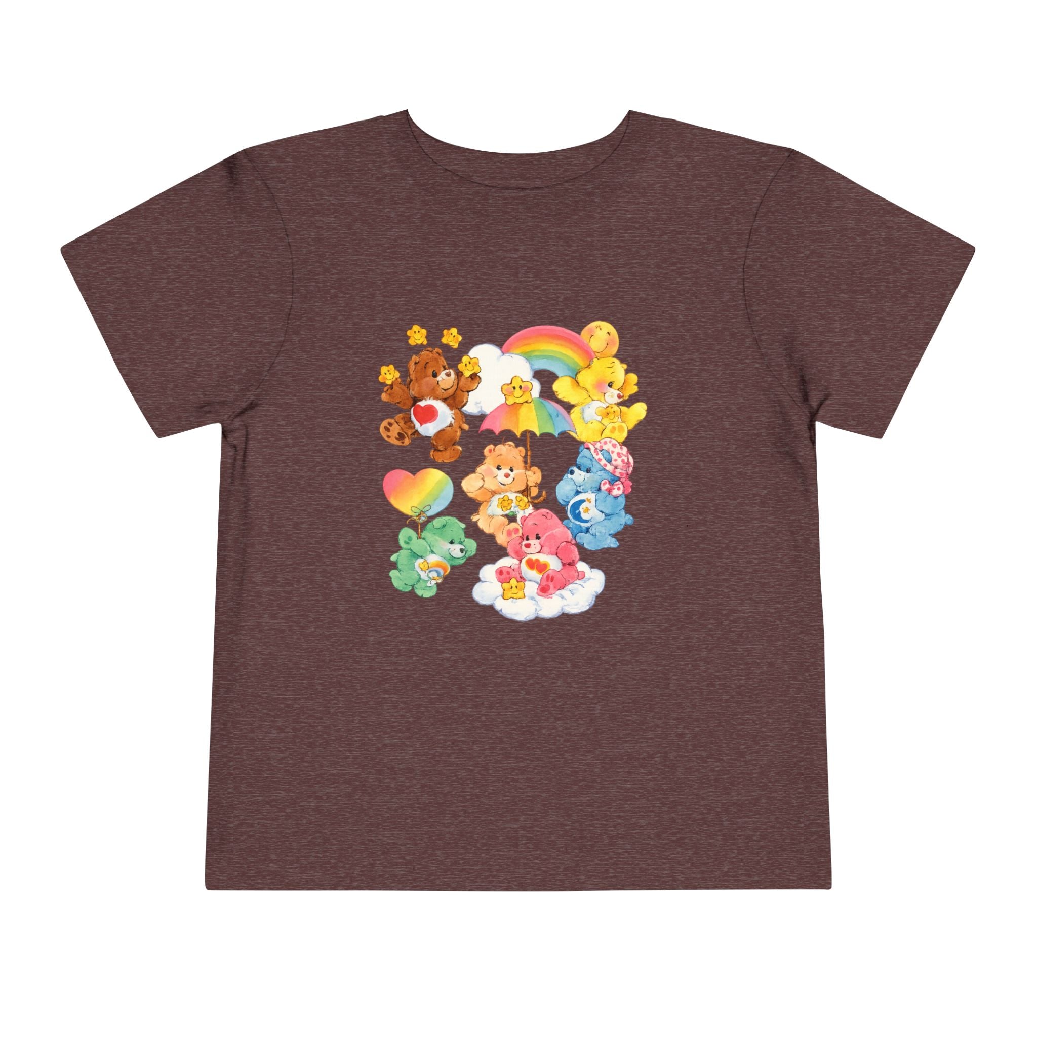 Bears Toddler Tee — Colorful Rainbow Character Graphic Shirt