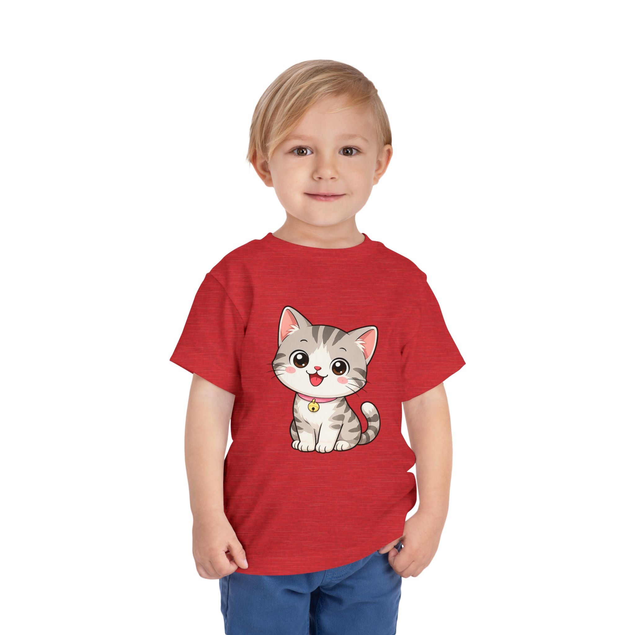 Kitten Toddler Tee — Adorable Cat Graphic Shirt for Kids