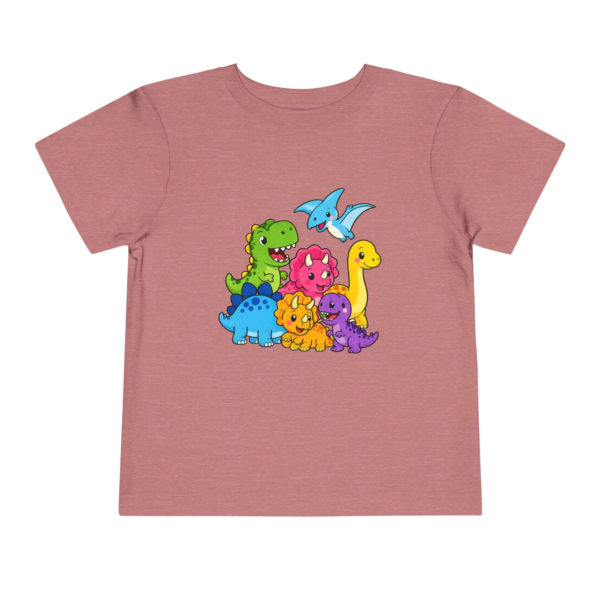 Colorful Dinosaur Toddler Tee — Playful Dino Graphic Shirt for Kids