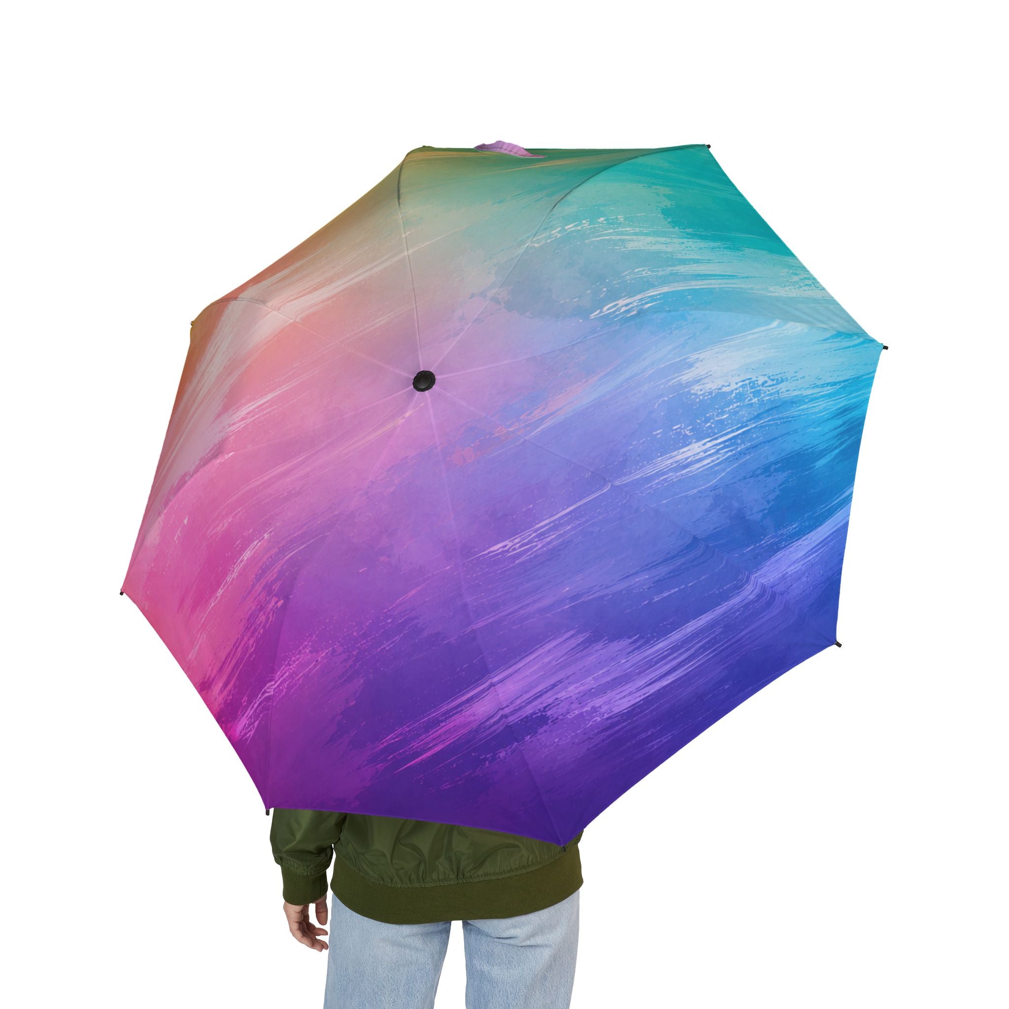 Rainbow Gradient Foldable Umbrella
