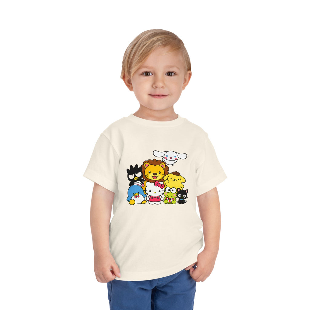 Cartoon Animal Group Toddler Tee